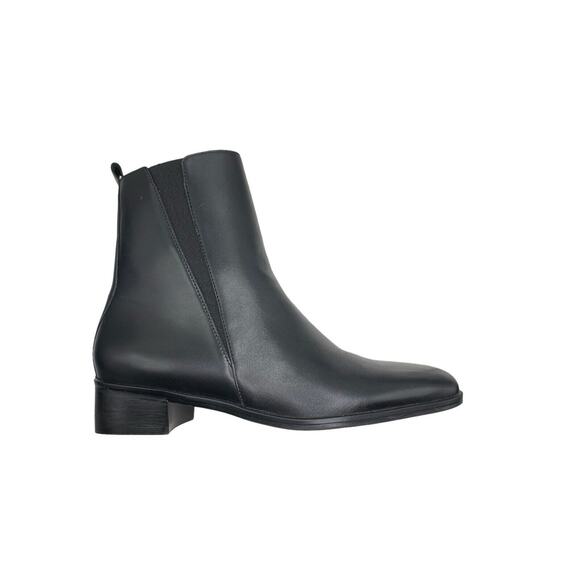 Trotters Annie Ankle Chelsea Boot Black Leather Size 8.5N - Picture 3 of 10